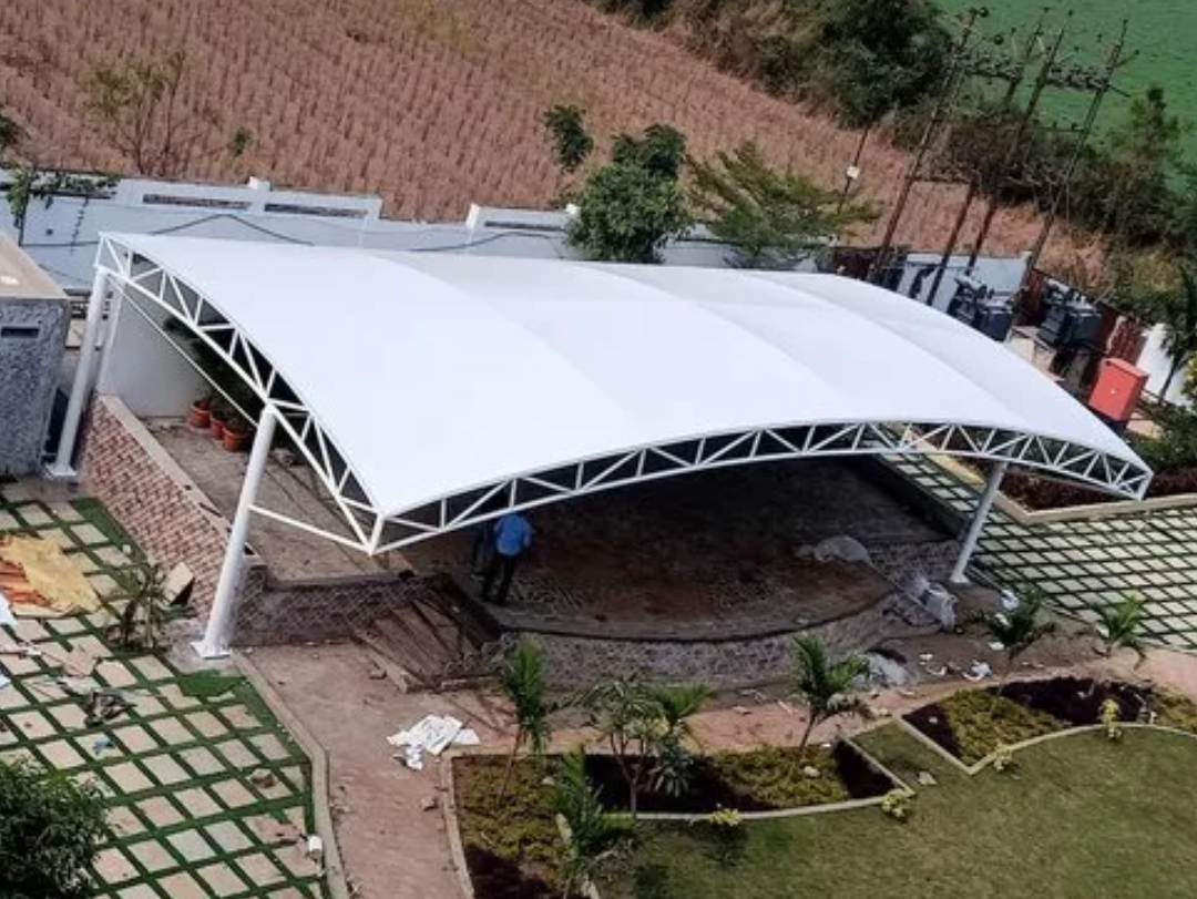 Modular Polyester Tensile Structure